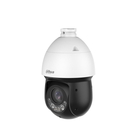 Speed dome - Camera supraveghere IP rotativa cu iluminare duala PTZ Dahua WizSense SD4D225MB-HNR, 2 MP, 4.8 - 120 mm, zoom 25x, IR /lumina alba 100 m, auto tracking, slot card, PoE