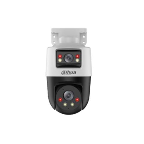 Speed dome - Camera supraveghere IP Speed Dome PT cu lentila duala Dahua WizSense Smart Dual Light SDT2A200-2F-NB-A-PV, 2MP, 4 mm, IR/lumina alba 30 m, slot card, detectie om/vehicul, microfon si difuzor, PoE