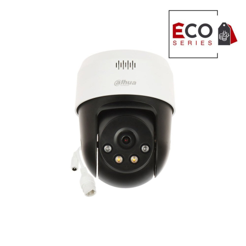 Speed dome - Camera supraveghere IP Speed Dome PT Dahua Eco Series Smart Dual Light WizSense SD2A500NB-GNY-A-PV, 5 MP, 4 mm, IR/lumina alba 30 m, detectie om, microfon si difuzor, alarma vizuala/sonora, slot card,