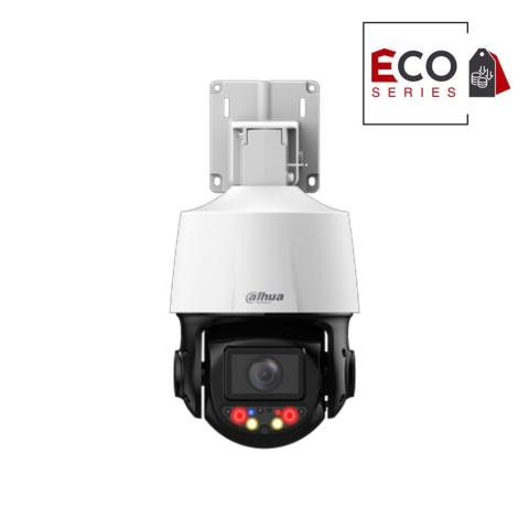 Speed dome - Camera supraveghere IP Speed Dome PTZ cu iluminare duala Dahua Eco Series Active Deterrence TiOC SD3E410DB-GNY-A-PV1, 4 MP, 4 - 40 mm, IR 70 m, lumina alba 30 m, protectie perimetrala, detectie facial