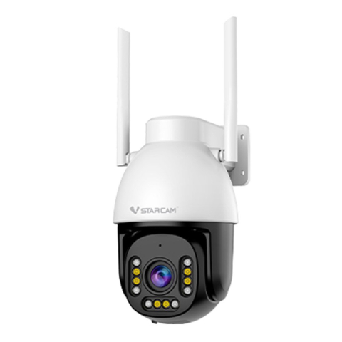 Camere speciale - Camera supraveghere IP Speed Dome WiFi PT Vstarcam Full Color CS611-UV, 2 MP, 4 mm, microfon si difuzor, slot card, auto tracking, detectie umana, lumina calda, alarma