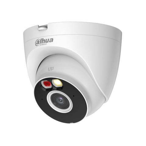 Camere speciale - Camera supraveghere IP WiFi 6 Dome cu iluminare duala Dahua IPC-HDW1539DA-SAW-IL, 5MP, 2.8 mm, IR/lumina alba 30m, microfon, slot card