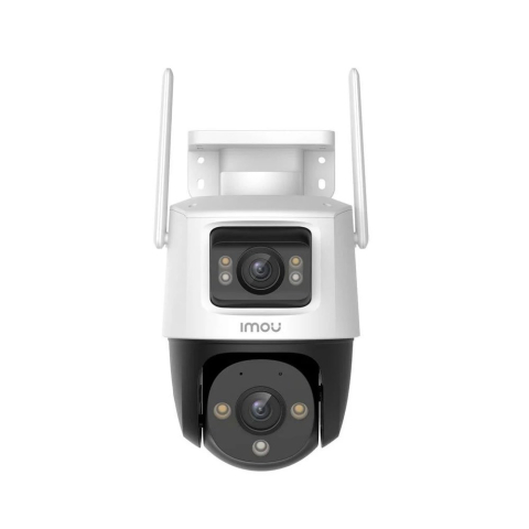 Camere speciale - Camera supraveghere IP WiFi cu lentila duala Full-Color Imou Cruiser Dual IPC-S7XP-8M0WED, 5+3 MP, 2x 3.6 mm, IR/lumina alba 30 m, microfon si difuzor, slot card