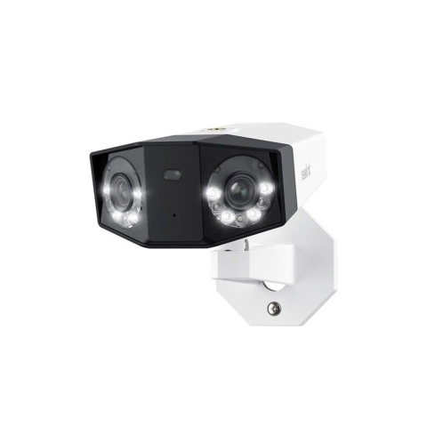 Camere bullet - Camera supraveghere panoramica IP Reolink Duo 3 P750, 16 MP, IR / lumina alba 30 m, 2.8 mm, PoE, microfon, difuzor, slot card, detectie persoane / vehicule / animale