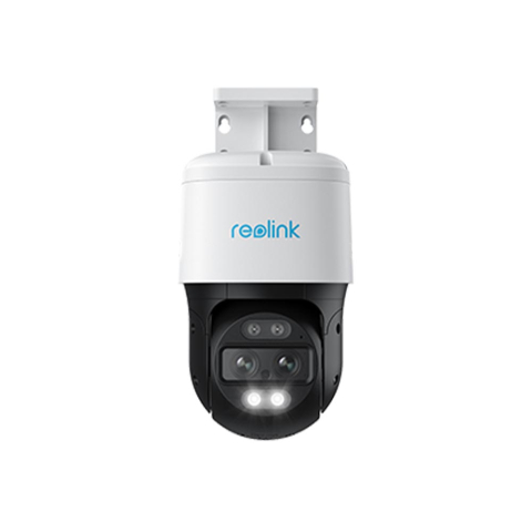 Speed dome - Camera supraveghere rotativa IP Speed Dome PTZ Reolink TrackMix P760, 4K, 2.8 + 8 mm, lumina alba / IR 15 m, dual band, slot card, microfon si difuzor, PoE