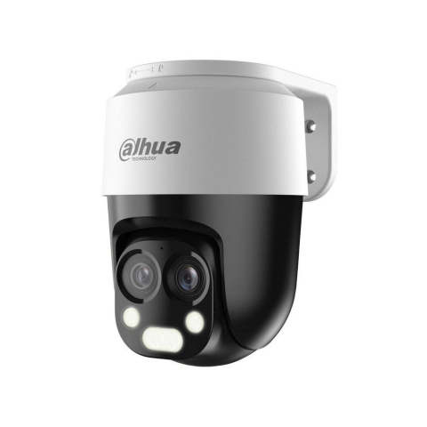 Speed dome - Camera supraveghere Speed Dome PT cu iluminare duala Dahua HAC-PT1200B-IL-A-E2Z-2860, 2MP, 2.8 mm + 6 mm, IR/lumina alba 50 m, microfon, instalare rapida, 6x zoom hibrid