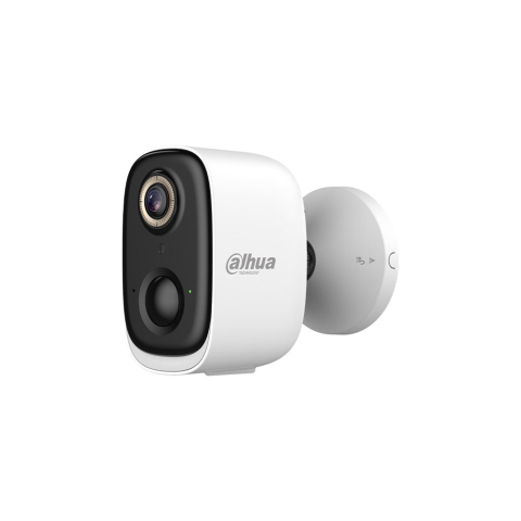 Supraveghere Video - Camera supraveghere WiFi 6 dual-band cu iluminare duala Dahua BF5H, 5 MP, 2.1 mm, IR 15 m, IR/lumina alba 15/10 m, PIR 12 m, Bluetooth, detectare persoane si vehicule, acumulator 20.44 Wh, alarma, slo