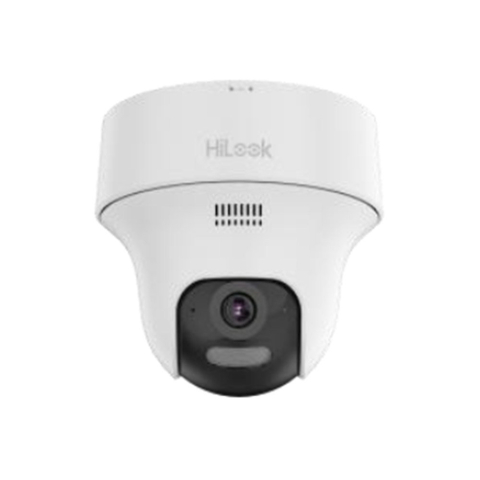Camere speciale - Camera supraveghere wireless IP Speed Dome PT WiFi 6 Hikvision HiLook IPC-F140-LIDF/W, 4 MP, 2.8 mm, lumina alba 15 m, IR 20 m, microfon si difuzor, slot card, avertizare sonora