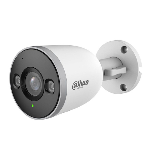 Camere speciale - Camera supraveghere wireless IP WiFi 6 cu iluminare duala Dahua IPC-F3D-IL-0280B, 3 MP, 2.8 mm, IR/lumina alba 30 m, microfon, slot card, detectie om/vehicul AI, bluetooth pairing