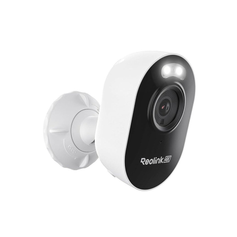 Camere speciale - Camera supraveghere wireless IP WiFi 6 Dual Band Reolink Lumus Pro E450, 8 MP, IR 10 m, 2.8 mm, slot card, microfon si difuzor, night vision, detectie om/vehicul/animal, sirena, timelapse, Bluetooth