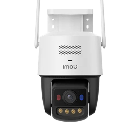 Camere speciale - Camera supraveghere wireless IP WiFi 6 PT Imou Titan Pro Active Deterrence IPC-U7LP-6V0NE, 6 MP, 3.6 mm, IR 30 m, microfon si difuzor, slot card, night vision color, auto-tracking, detectie miscare, a