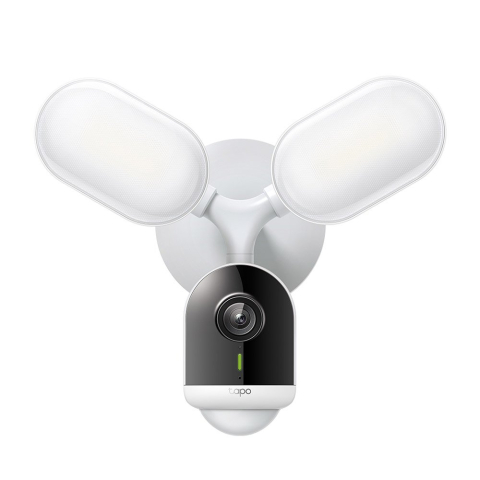 Camere speciale - Camera supraveghere wireless IP WiFi cu proiectoare TP-Link Color Night Vision TAPO C720, 4 MP, IR/lumina alba 30 m, microfon si difuzor, slot card, control prin aplicatie, detectare smart, sirena