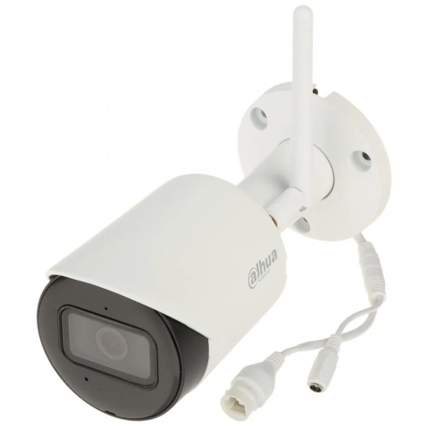 Camere speciale - Camera supraveghere wireless IP WiFi Dahua IPC-HFW1230DS-SAW-0280B, 2 MP, IR 30 m, 2.8 mm, microfon, slot card
