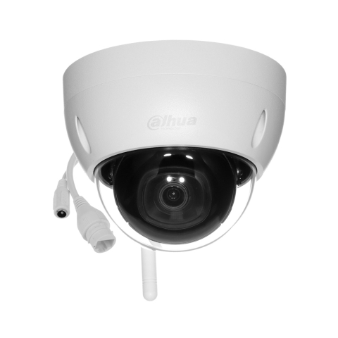 Camere speciale - Camera supraveghere wireless IP WiFi Dome Dahua IPC-HDBW1430DE-SW-0280B, 4 MP, IR 30 m, 2.8 mm, slot card