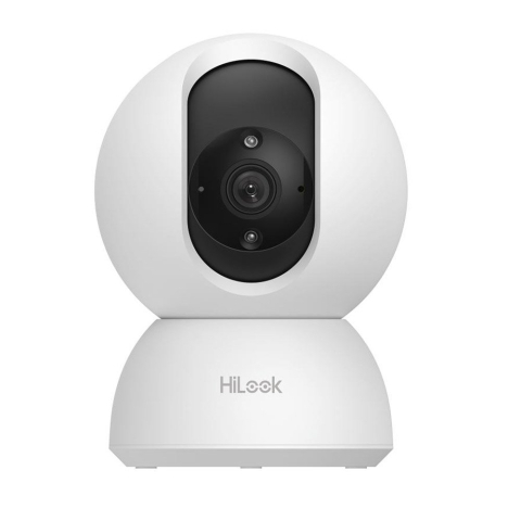 Camere speciale - Camera supraveghere wireless IP WiFi interior PT Hikvision HiLook IPC-P220-D/W(W), 2 MP, 4 mm, IR 10 m, microfon si difuzor, slot card, vizualizare de pe telefon, detectie miscare