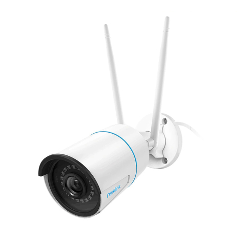 Camere speciale - Camera supraveghere wireless IP WiFi Reolink RLC-510WA W320, 5 MP, IR 30 m, 4 mm, slot card, detectie oameni/vehicule, microfon