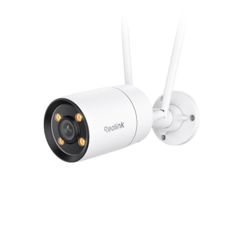 Camere speciale - Camera supravehgere IP wireless Reolink ColorX W320X, 2K, 4 mm, WiFi, detectie persoane / vehicule / animale, lumina alba, microfon si difuzor, slot card