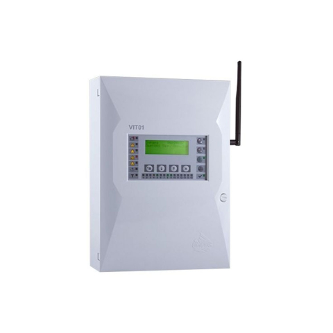Adresabil - Centrala de incendiu adresabila wireless UniPOS VIT01, 15 zone, 20-32 dispozitive, 4096 evenimente