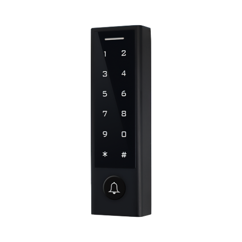 Control Acces - Cititor de proximitate standalone cu tastatura si sonerie Secukey CH3, PIN, Card, Wiegand, EM 125KHz