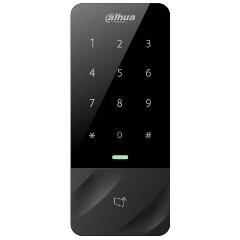 Control Acces & Video Interfonie - Cititor de proximitate standalone RFID Dahua ASI1201E, Mifare, 13.56 MHz, 30000 carduri, 150000 evenimente