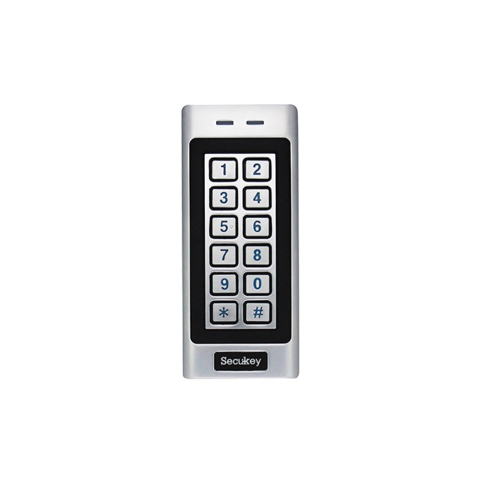 Cititoare de proximitate - Cititor proximitate cu tastatura Secukey SK4-W, card, PIN, EM, 125 KHz, 1000 utilizatori