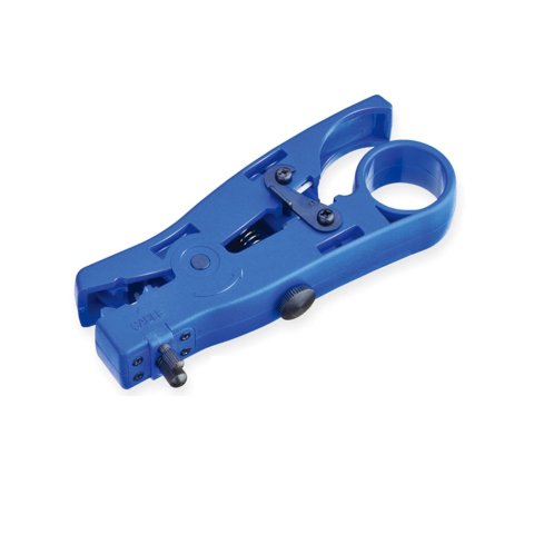 Cabluri & Accesorii - Cleste pentru sertizat cabluri coaxiale LINK-7501A, 6.4 mm, albastru
