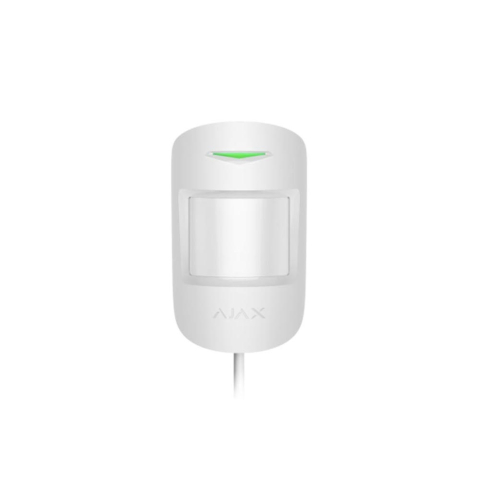 Alarmă Antiefracție - Detector de miscare PIR Ajax MotionProtect Fibra WH, 12 m, 88 grade, pet immunity