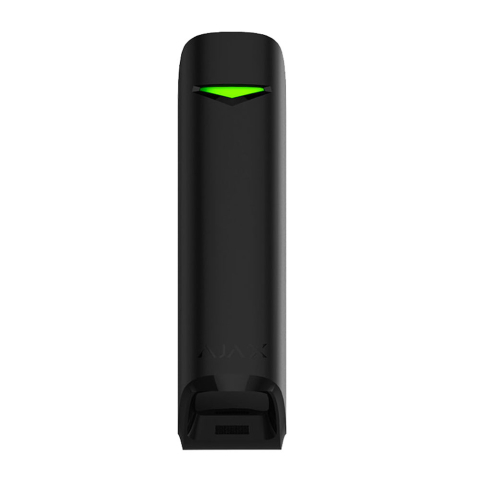 Detectori de mișcare - Detector de miscare wireless PIR tip perdea Ajax MotionProtect Curtain BL, 15 m, 6 grade, 868 MHz, RF 1700 m