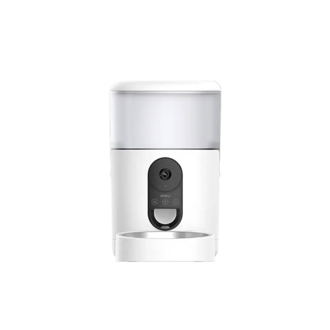 Accesorii Smart Home - Distribuitor automat hrana animale companie Imou PF1, 2.5K, vedere 360 grade panoramic, detectie pet, capacitate 4L, program de hranire personalizabil, microfon si difuzor