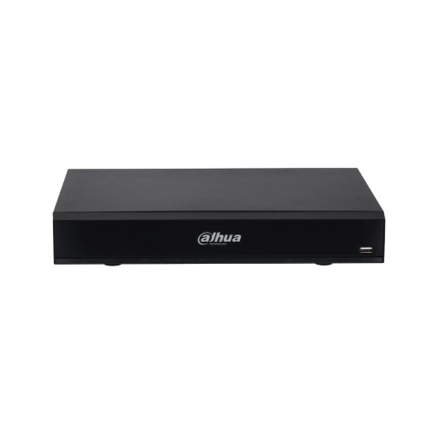Supraveghere Video - DVR rackabil Pentabrid Dahua WizSense DH-XVR7104H-4K-I3, 4 canale, 8 MP, 128 Mbps, 2x USB, 1U