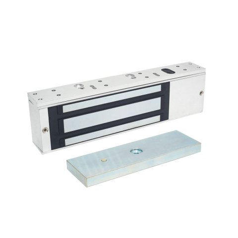 Electro-Mecanice și Electromagneți - Electromagnet exterior LinkPower ML-500ASW, 185-265 mm, 500 kgf, 12/24 V, 300-600 mA, aluminiu, indicator stare incuietoare, rezistent la apa