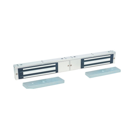 Electro-Mecanice și Electromagneți - Electromagnet interior dublu LinkPower ML-350BS, 158-480 mm, 350 kgf, 12/24 V, 250-500 mA, aluminiu, indicator stare incuietoare