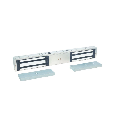 Electro-Mecanice și Electromagneți - Electromagnet interior dublu LinkPower ML-500BS, 185-500 mm, 500 kgf, 12/24 V, 300=600 mA, aluminiu, indicator stare incuietoare
