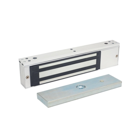 Electro-Mecanice și Electromagneți - Electromagnet interior LinkPower ML-350AS, 158-240 mm, 350 kgf, 12/24 V, 250-500 mA, aluminiu, indicator stare incuietoare