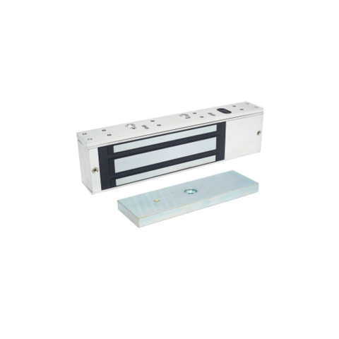 Electro-Mecanice și Electromagneți - Electromagnet interior LinkPower ML-500AS, 185-285 mm, 500kgf, 12/24 V, 300-600 mA, aluminiu, indicator stare incuietoare