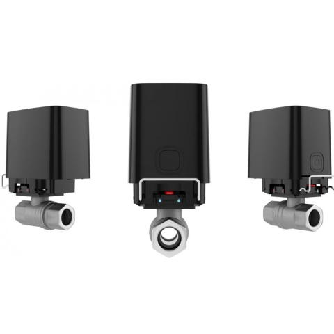 Becuri Smart - Electrovalva smart WiFi pentru apa cu inchidere de la distanta AJAX WATERSTOP 3/4, DN 20, RF 1100 m, anti-sabotaj, negru