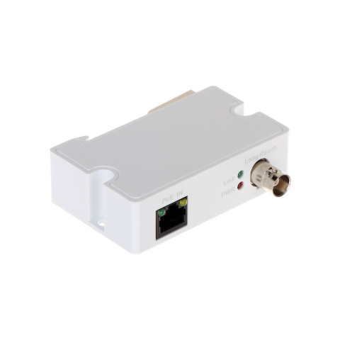 Rețelistică - Extender retea Dahua LR1002-1EC-V3, receptor, 100 Mbps, 1 port RJ45, 1 port BNC, 48V PoE pasiv