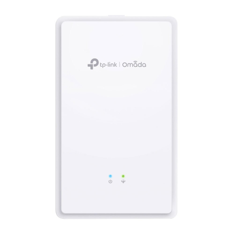 Rețelistică - GPON Access Point WiFi 6 TP-LINK Omada AX1800 EAP615GP, 2 x Porturi Gigabit RJ45, 1x Port FXS RJ11, VoIP, 1201 Mbps (5 GHz) / 574 Mbps (2.4 GHz), Management centralizat via Cloud