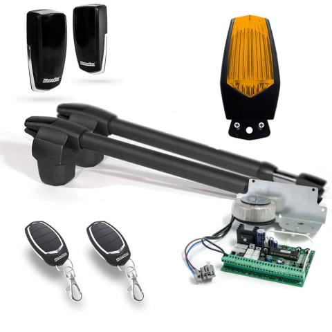 Automatizări porți batante - Kit automatizare poarta batanta Motorline LINCE 300 - 24V, 2.5 m/canat, 250 Kg/canat, 60 W