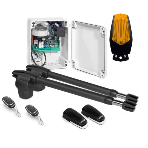Automatizări porți batante - Kit automatizare poarta batanta Motorline LINCE 400 - 24V, 250 Kg/canat, 3 m/canat, 60 W