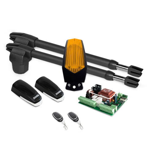 Automatizări porți batante - Kit automatizare poarta batanta Motorline LINCE 600 - 230V, 250 Kg/canat, 4 m/canat, 180 W