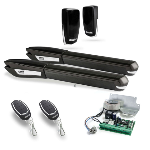Automatizări porți batante - Kit automatizare poarta batanta Motorline PERSA400 24V, 3 m/canat, 300 Kg, 24 Vdc, 2300 N
