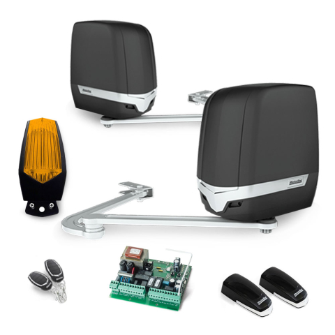 Automatizări porți batante - KIT automatizare poarta batanta Motorline TELICA24, 200 Kg/canat, 2.5 m/canat, 220 W