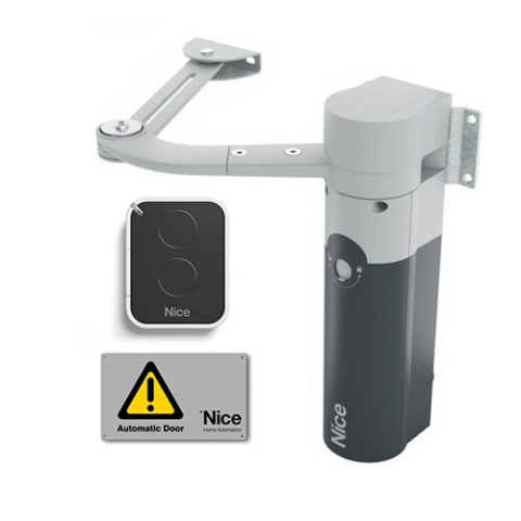Automatizări porți batante - Kit automatizare poarta batanta Nice WALKY1024KCE, 100 Kg, 1.8 m, 24 Vdc