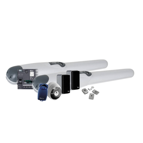 Automatizări porți batante - Kit automatizare poarta batanta Nice WINGO4BDKCE, 2 m/canat, 200 Kg/canat, 230 V