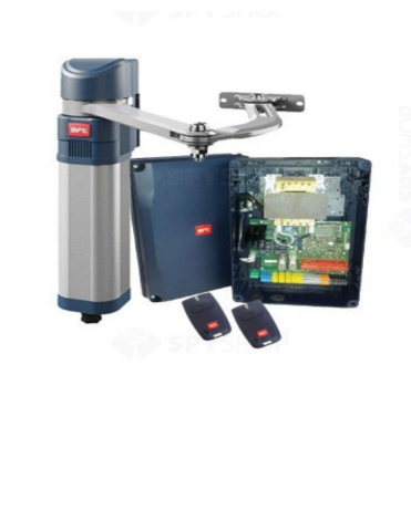 Automatizări porți batante - Kit automatizare poarta batanta pietonala BFT E5 BT A18, brat articulat, 1.8 m, 100 kg, 433 Mhz, 24V