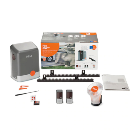 Automatizări Porți - Kit automatizare poarta culisanta Nice Home FILO600, 600 Kg, 7 m, 230 Vac