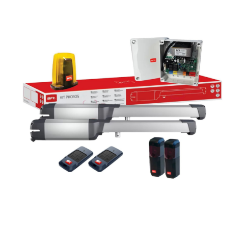 Automatizări porți batante - Kit automatizare porti batante max. 3m si 450 kg, 24v, deschidere rapida, uz intensiv, BFT PHOBOS BT B35 VELOCE