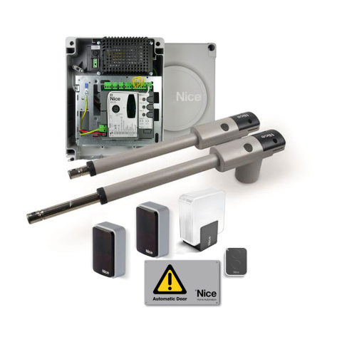 Automatizări porți batante - Kit automatizare porti batante Nice TOO3024KCER10, 3 m/canat, 300 Kg/canat, 24 V