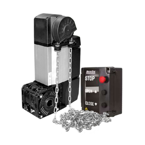 Automatizări uși & ferestre - Kit automatizare usi sectionale industriale Motorline KVM205, 20 m2, 650 W, 230V AC